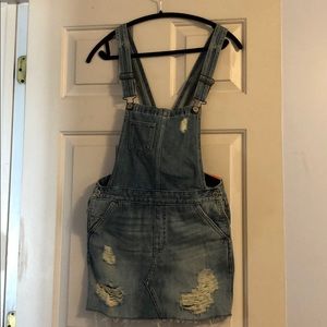 Jean overall skirt